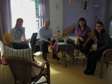 Foto mit Landrat Albers im Geburtshaus Idstein